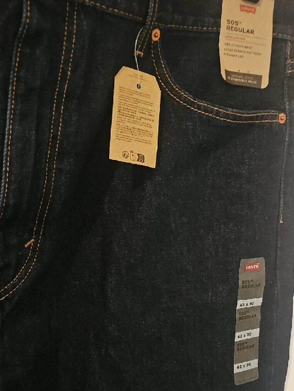 Levi's Men's Black Relaxed Straight Jeans
